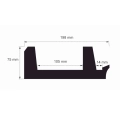 10 Meter Profil LED für indirekte Beleuchtung Wand OL-46